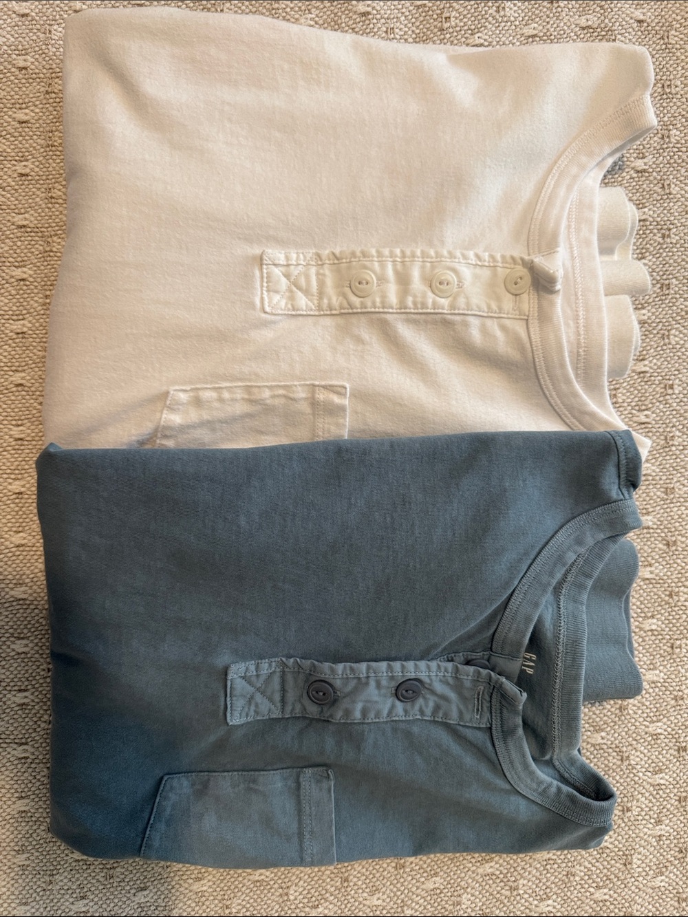 GAP Boy’s Long-Sleeve Henley tops Two tops